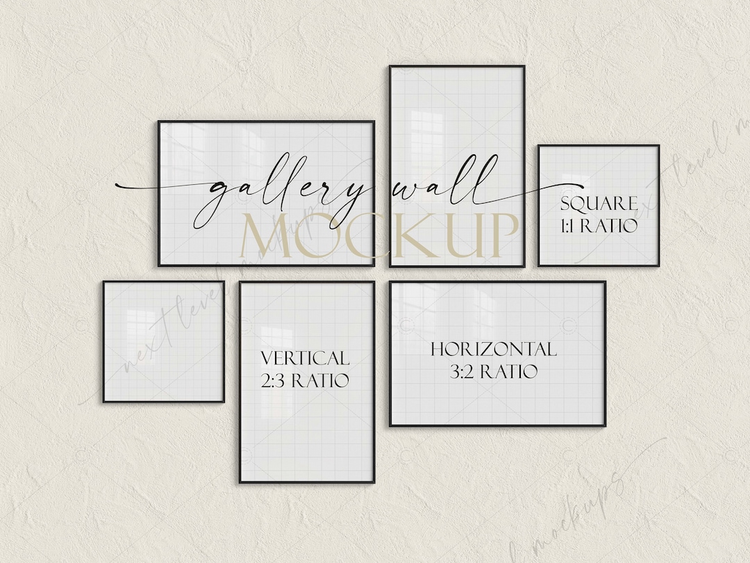 Gallery Wall Mockup Metal Frame Mockup Wall Art Mockup Art Display With gallery-wall-mockup-metal-frame-mockup-wall-art-mockup-art-display-with