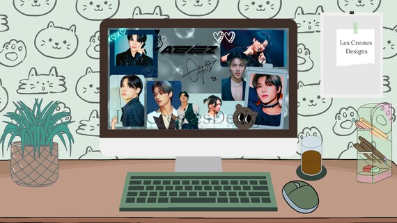 Wooyoung ATEEZ Wallpaper - Etsy Wooyoung ATEEZ Wallpaper - Etsy