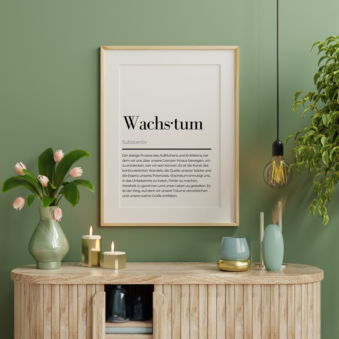 Growth Definition Print INSTANT DOWNLOAD Printable Wall Art Etsy