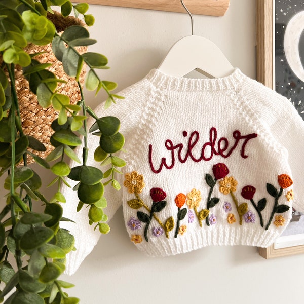 Custom Kids Knitwear Design - SEND-IN-SERVICE - Personalised Name Knits