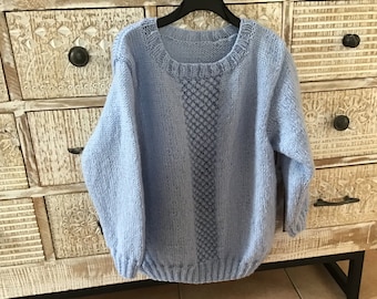 Hand-knitted children's sweater, 6/7 years old