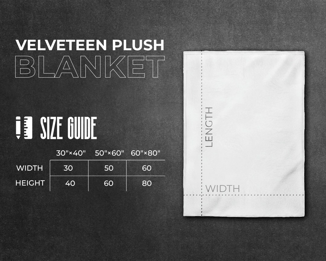 Blanket Size Chart Blanket Size Guide White Blanket Blanket Mockup blanket-size-chart-blanket-size-guide-white-blanket-blanket-mockup