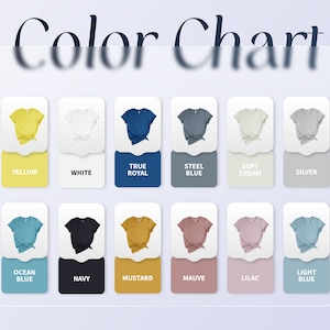 Carta de colores Bella canvas 3001, 44 colores, colores originales, edición profesional, 2023 colores nuevos, descarga digital
