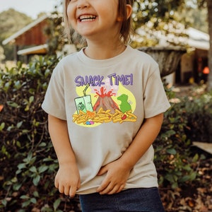 Snack Time Kids T-Shirt For Kids Gift For Toddler Shirt For Kids Tshirt For Kids Tee For Kids Birthday Party Gift For Kids Shirt