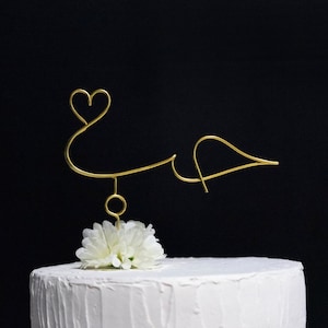 Love topper - Arabic topper - Wire Cake Topper for Engagements - Anniversary topper - Wedding topper - Personalized topper - حب