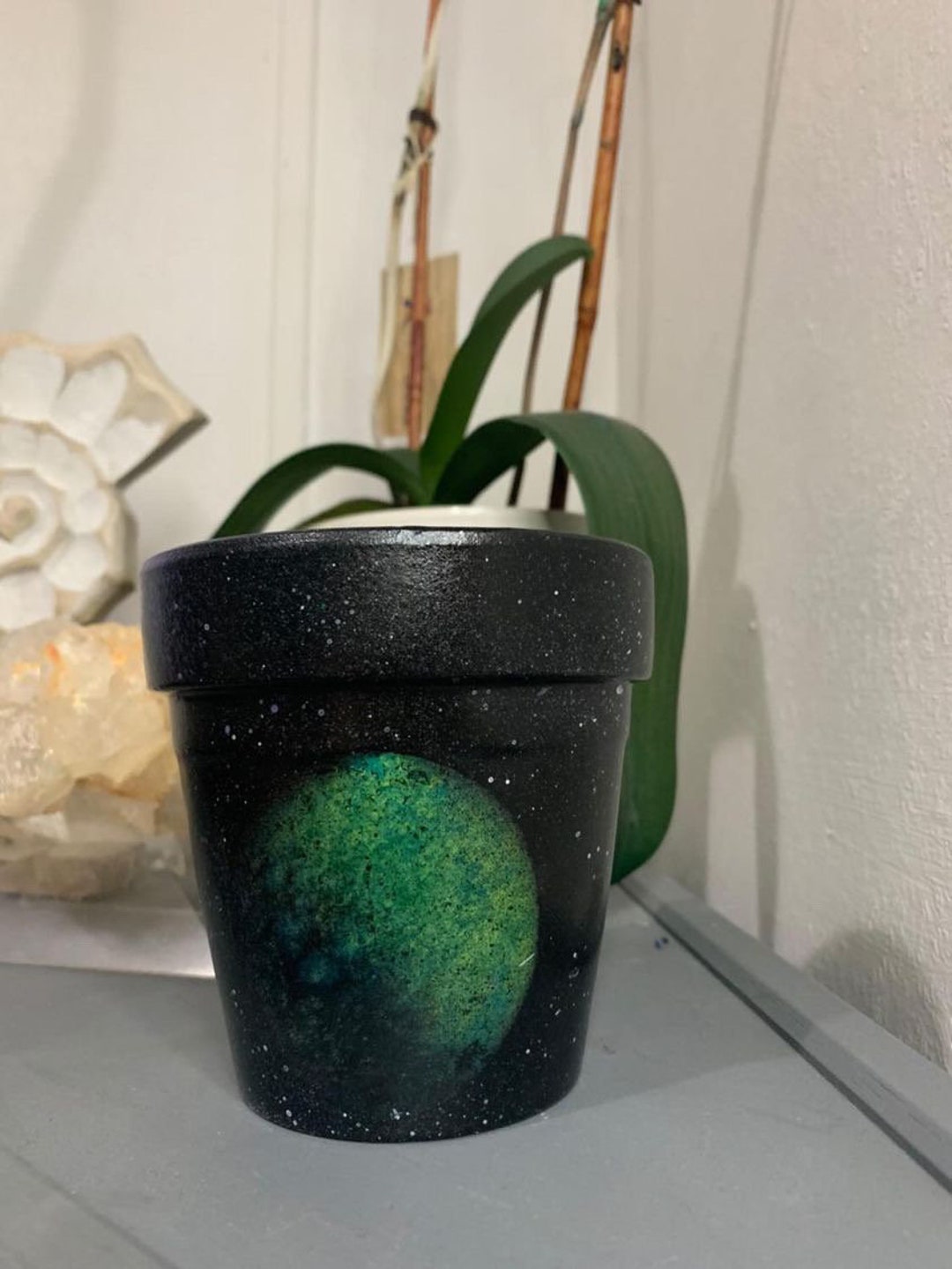 Custom Space Spray Paint Pot Etsy