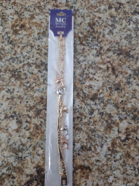 送料関税込【AMY O】Faceted Figaro Chain Bracelet☆国内発送♪ Thick Figaro Chain Silver Bracelet, Stackable Dainty