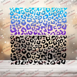 Double Leopard Print Sheet UV DTF Decals
