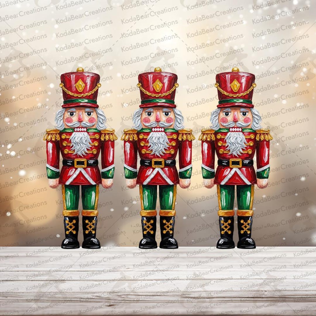 Nutcracker Trio UV DTF Decal - Etsy