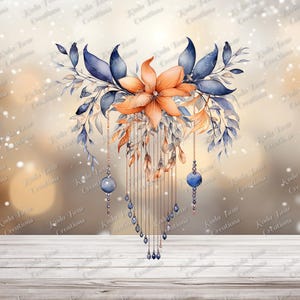 Boho Floral 2 UV DTF Decal