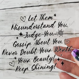 Let Them DTF Decal-D102