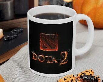 Dota 2 Mug | Dota 2 Gift | Video Game Mug | Gaming Gift | Gaming Mug | Gamer Mug | Video Game Gift | Gaming Coffee Mug | Geek Mug