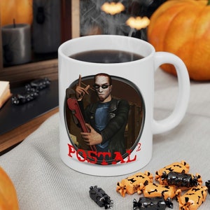 Postal 2 Mug | Postal Gift | Video Game Mug | Gaming Gift | Gaming Mug | Gamer Mug | Video Game Gift | Gaming Coffee Mug | Geek Mug