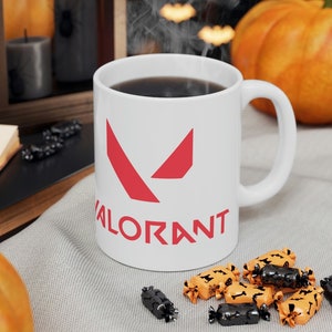Valorant Mug | Valorant Gift | Video Game Mug | Gaming Gift | Gaming Mug | Gamer Mug | Video Game Gift | Gaming Coffee Mug | Geek Mug