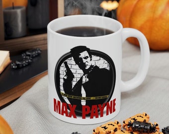 Max Payne Mug | Max Payne Gift | Video Game Mug | Gaming Gift | Gaming Mug | Gamer Mug | Video Game Gift | Gaming Coffee Mug | Geek Mug