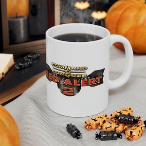 Red Alert 2 Mug | Red Alert Gift | Video Game Mug | Gaming Gift | Gaming Mug | Gamer Mug | Video Game Gift | Gaming Coffee Mug | Geek Mug