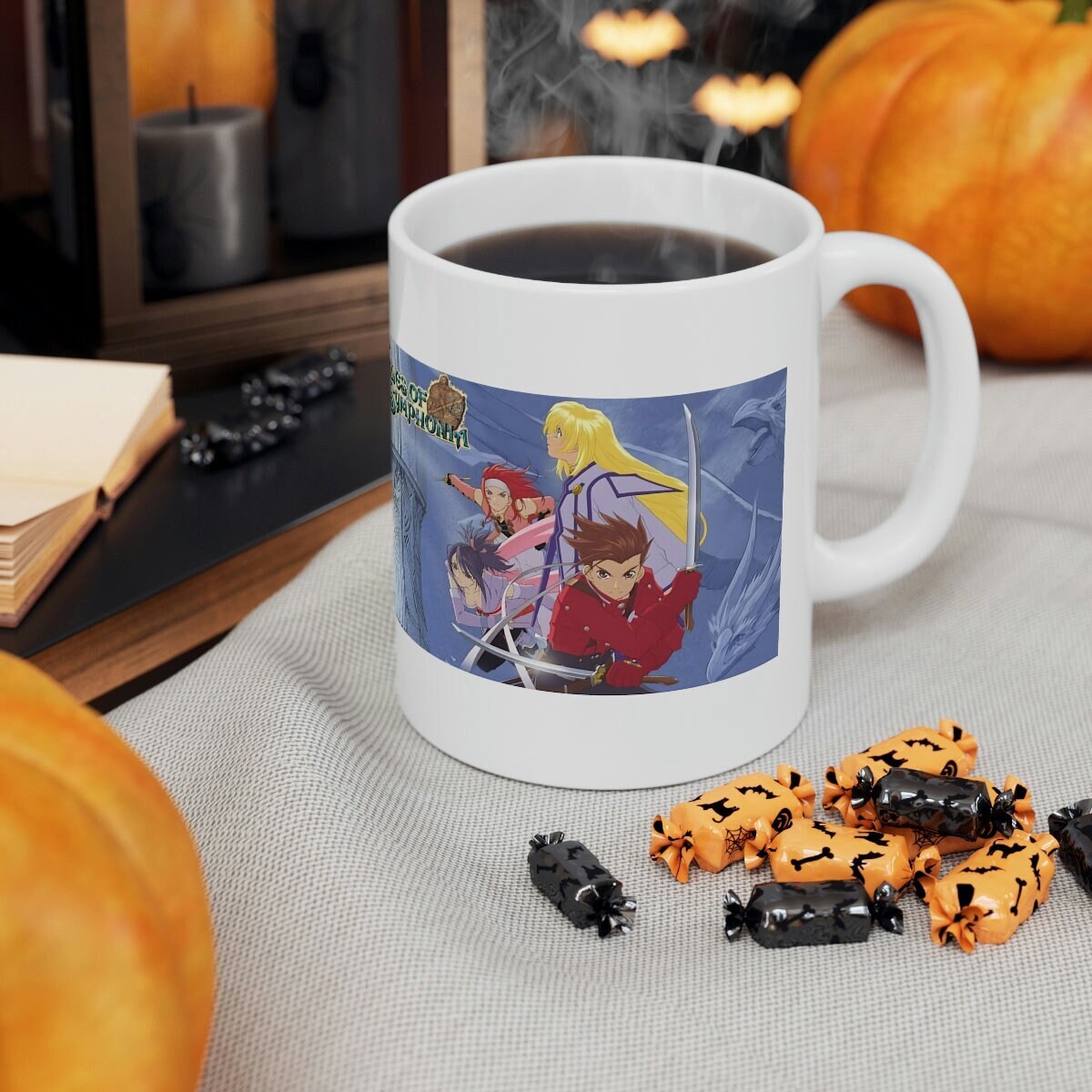 Tales of Symphonia Mug | Tales of Symphonia Gift | Video Game Mug | Gaming Gift | Gaming Mug | Gamer Mug, Video Game Gift, Gaming Coffee Mug