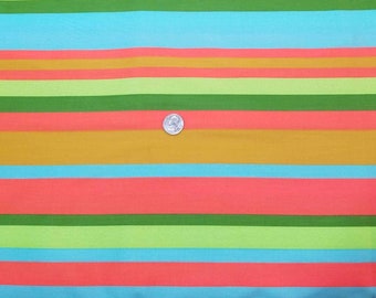 True vintage seventies bright stripe fabric