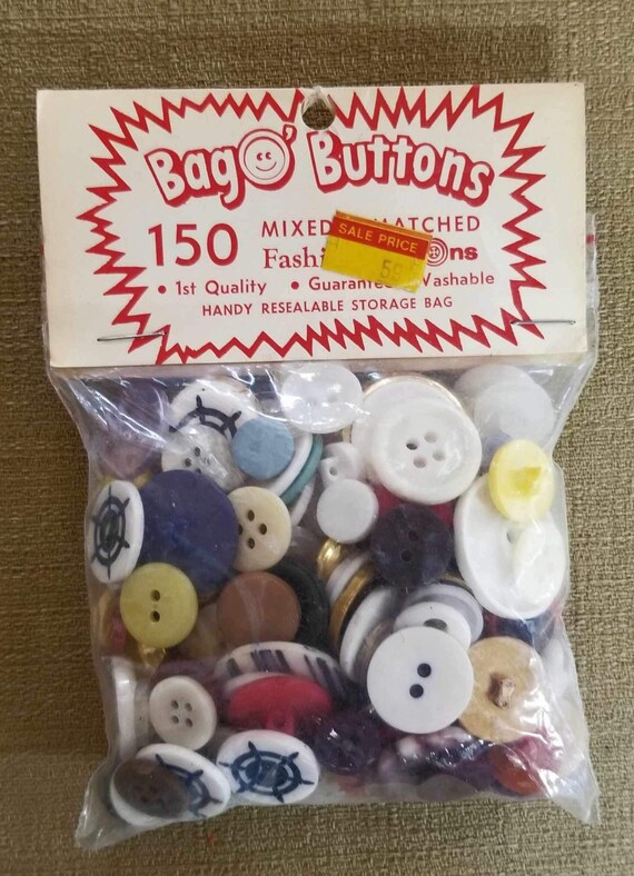 【2025年】高評価レビューアイテム特集 O' Bag Buttons Matched & Mixed Buttons Multicolored 150 パーツ