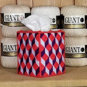 Vintage tissue box cover