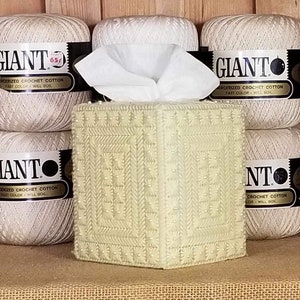 Vintage tissue box cover