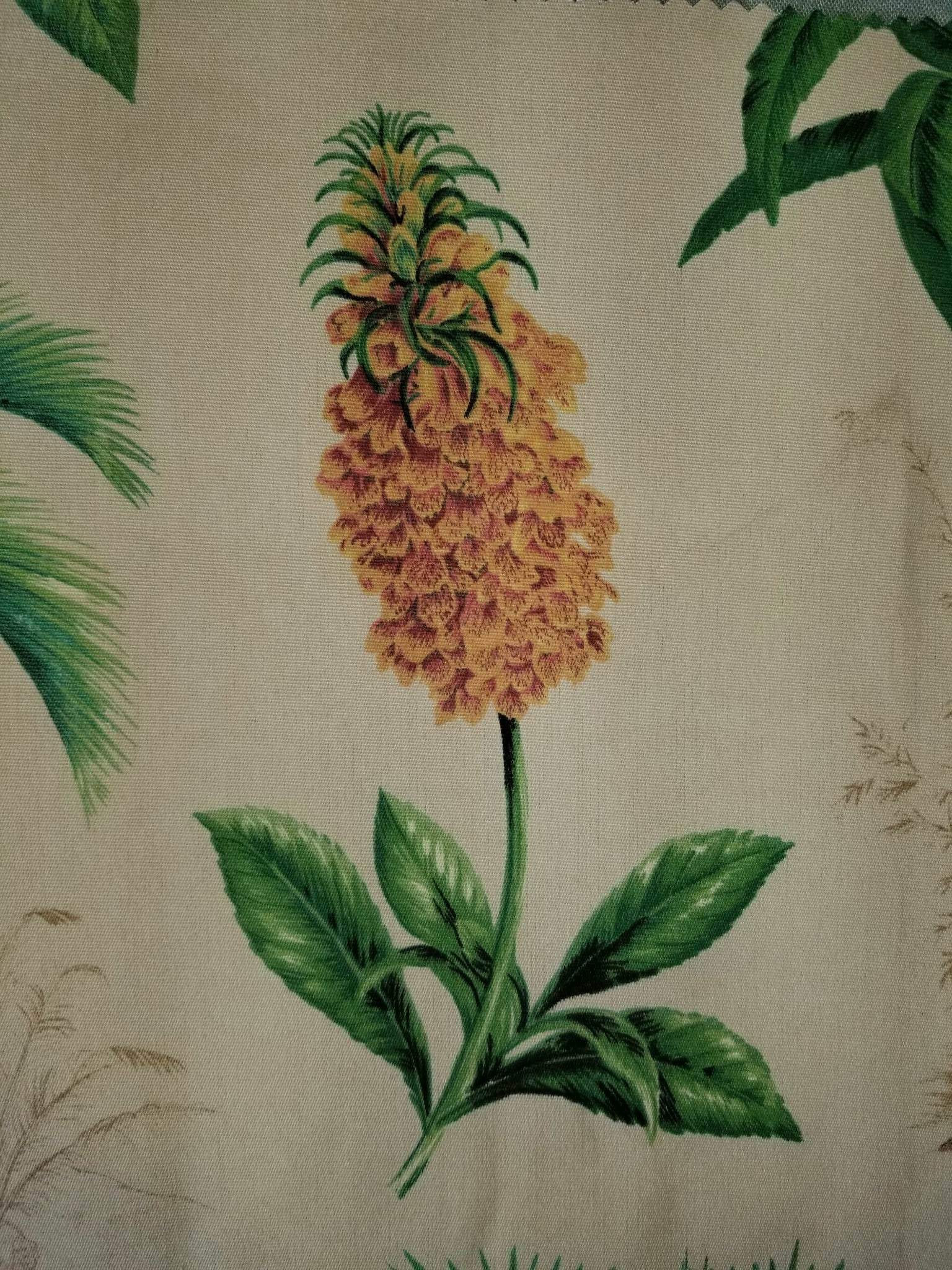 Palm Tree Upholstery Fabric Panel Etsy