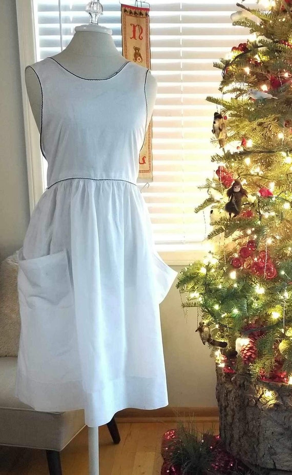 Vintage linen apron