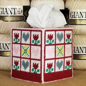 Vintage tissue box cover