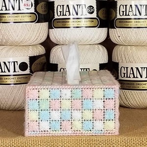 Vintage tissue box cover
