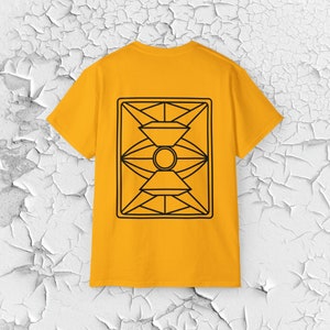 Gold - Soundsystem - Back Design Only - T-Shirt Weiß Rave EDM Soundsystem Kultur Konzert Techno House Dubstep DnB EDM Shirt
