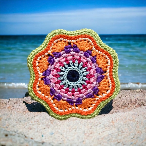 Large crochet flower, applique, patches, crochet flowers, appliques