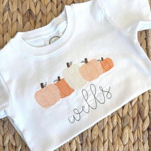 Pumpkin Patch Cross Stitch Machine Embroidery Design
