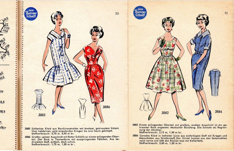 All Size Pattern 1950s Sewing Patterns: 66 All Sizes, Pattern Drafting System (PDF) - Etsy