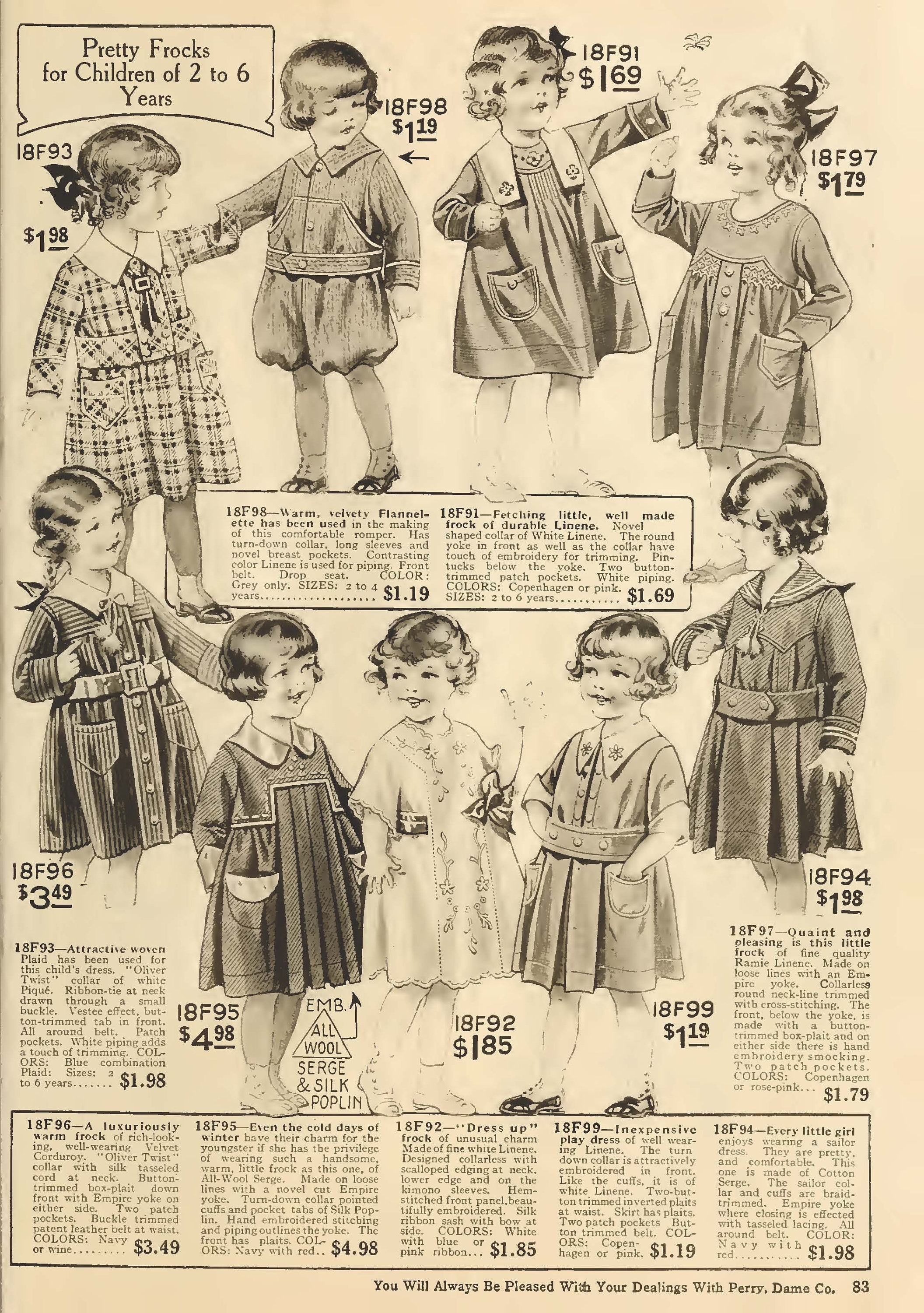 1920 Vintage Fashion Commercial Catalog , Ebook PDF Download, 104 Pages