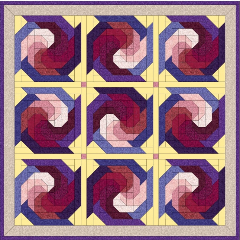 Digital Quilt Block Pattern,quilt Pattern Pdf, Paper Pieced Quilt