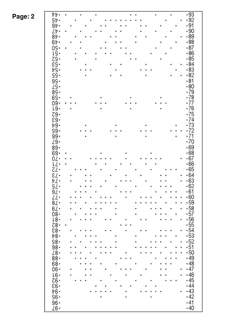 21 X FAIR ISLE Punch Cards for Toyota Knitting Machine Punch Etsy UK