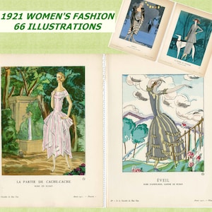 WOMEN'S FASHION 1921 Catalog , 1900s Fashion Catalog, ebook PDF Download, 66 Pages