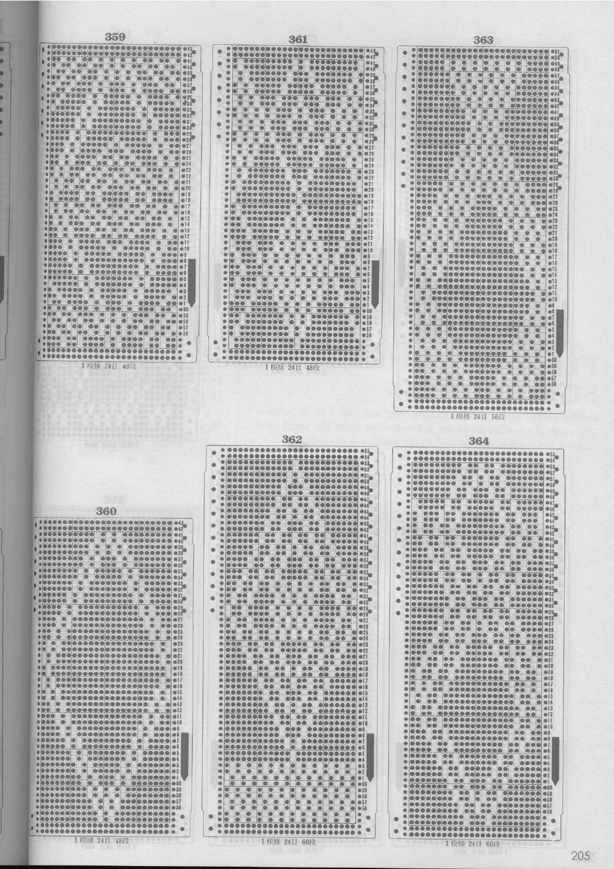 Punch Card Patterns , Machine Knitting Magazine, Punchcard Patterns ...