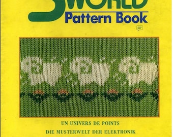 555 Patterns for Knitting Machine 24 Stitches, Brother Stitch World 2 Knitting Patterns, Punch Card Patterns , ebook PDF Download, 196 pages