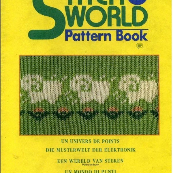 555 Patterns for Knitting Machine 24 Stitches, Brother Stitch World 2 Knitting Patterns, Punch Card Patterns , ebook PDF Download, 196 pages
