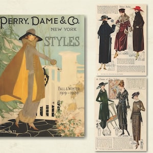1920 Vintage Fashion Commercial Catalog , ebook PDF Download, 104 Pages