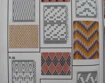 200+Punch Cards, Machine Knitting Book, Punchcard Patterns , ebook PDF Download, 95 pages