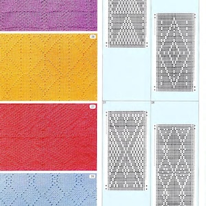 Punch Card Knitting Pattern Library: 125 Pages (PDF Download)