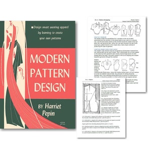 Vintage Sewing Book, Pattern Design, Patterns Making Book, Sewing Patterns Drafting, Sewing Pattern Alteration, PDF Download, 315 Pages