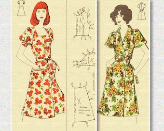 40+ Vintage sewing Patterns 1975, Retro Sewing Patterns , ebook PDF Download, 40 Pages