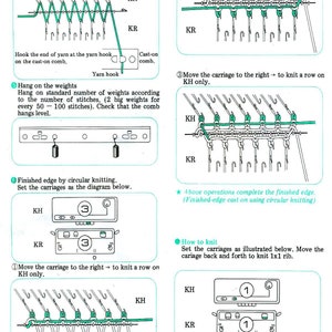 Brother Ribber Knitting Machine Techniques Tutorial (PDF Download) - Etsy