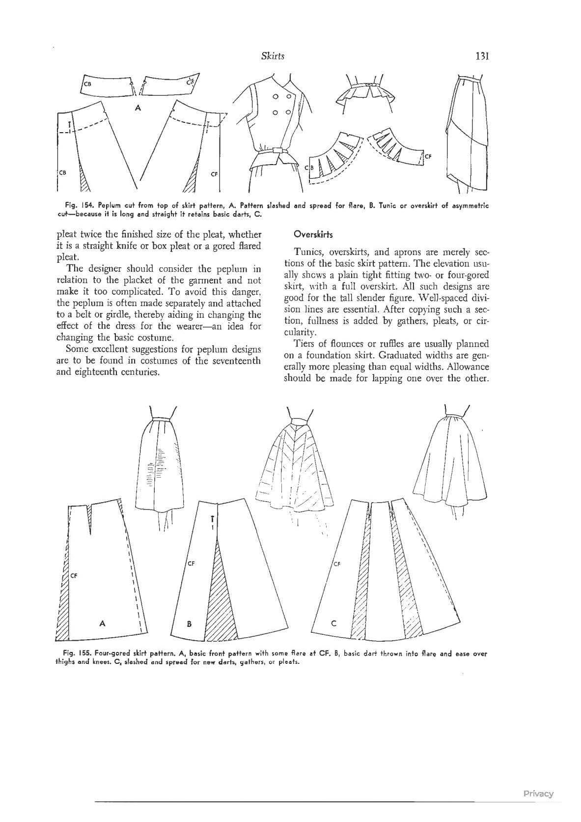 Vintage Illustrated Book of Draftings Sewing Patterns Etsy