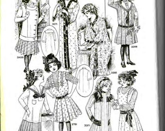 ヴィンテージ人形服縫製パターン集：1900-1971（PDFダウンロード）