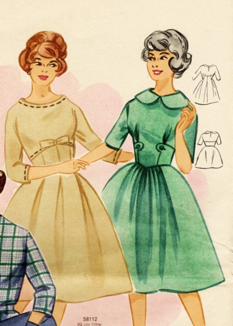 16 Vintage Sewing Patterns 1960 ,vintage Fashion Magazine 1960 With