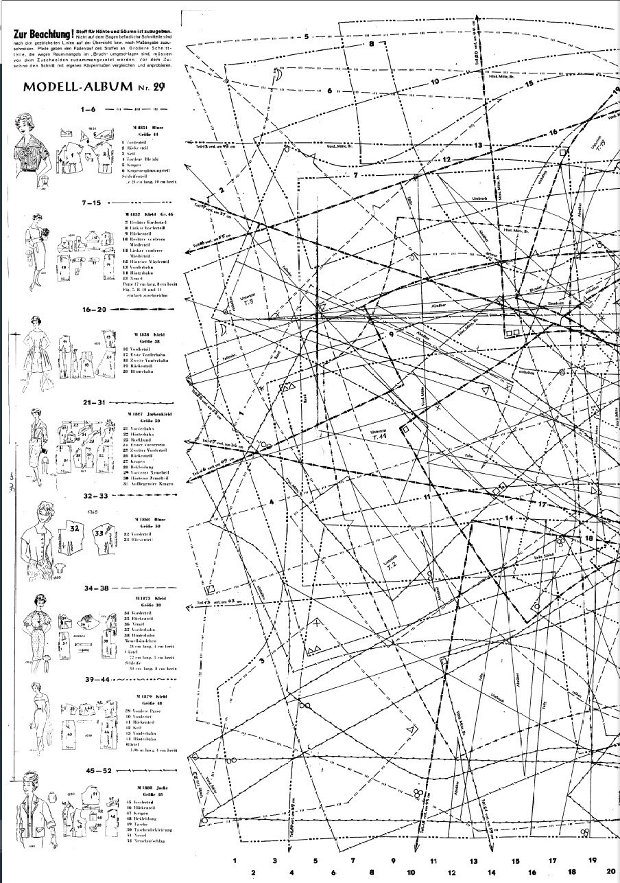 Lot of 48 Vintage Sewing Patterns 1950s , 1950 Dress Patterns, Vintage